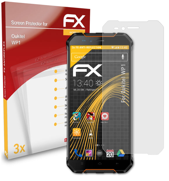 atFoliX FX-Antireflex Displayschutzfolie für Oukitel WP1