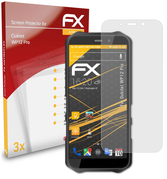 atFoliX FX-Antireflex Displayschutzfolie für Oukitel WP12 Pro