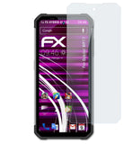 Glasfolie atFoliX kompatibel mit Oukitel WP17, 9H Hybrid-Glass FX