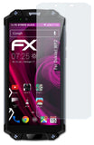 Glasfolie atFoliX kompatibel mit Oukitel WP2, 9H Hybrid-Glass FX