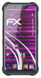 Glasfolie atFoliX kompatibel mit Oukitel WP9, 9H Hybrid-Glass FX