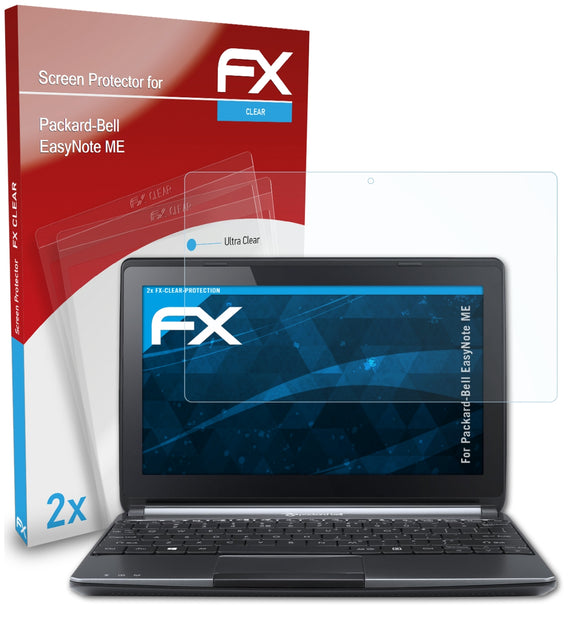 atFoliX FX-Clear Schutzfolie für Packard-Bell EasyNote ME
