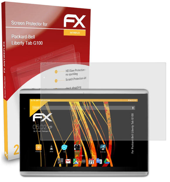 atFoliX FX-Antireflex Displayschutzfolie für Packard-Bell Liberty Tab G100