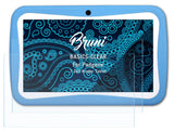 Schutzfolie Bruni kompatibel mit Padgene 7 Zoll Kinder Tablet, glasklare (2X)