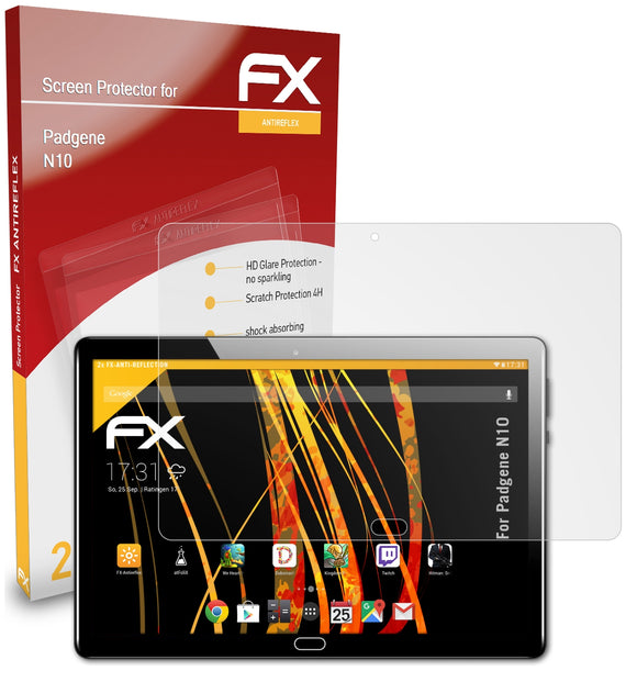 atFoliX FX-Antireflex Displayschutzfolie für Padgene N10