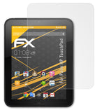 Panzerfolie atFoliX kompatibel mit Palm HP TouchPad, entspiegelnde und stoßdämpfende FX (2X)