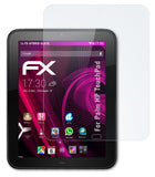 Glasfolie atFoliX kompatibel mit Palm HP TouchPad, 9H Hybrid-Glass FX