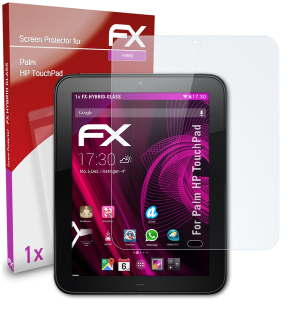 atFoliX FX-Hybrid-Glass Panzerglasfolie für Palm HP TouchPad