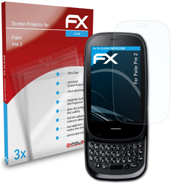 atFoliX FX-Clear Schutzfolie für Palm Pre 2