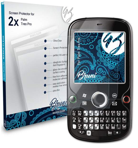 Bruni Basics-Clear Displayschutzfolie für Palm Treo Pro