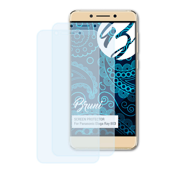 Bruni Basics-Clear Displayschutzfolie für Panasonic Eluga Ray 800