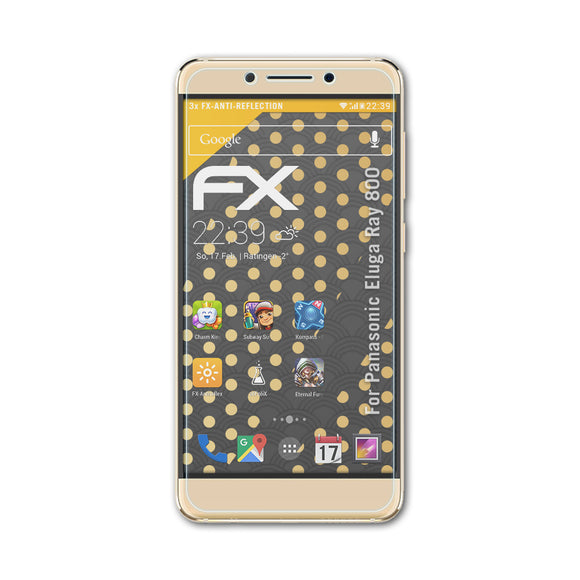 atFoliX FX-Antireflex Displayschutzfolie für Panasonic Eluga Ray 800