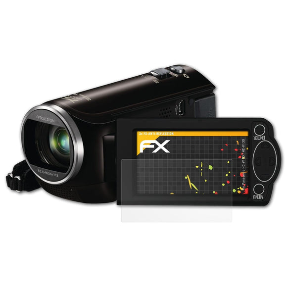 atFoliX FX-Antireflex Displayschutzfolie für Panasonic HC-V100 / HC-V130