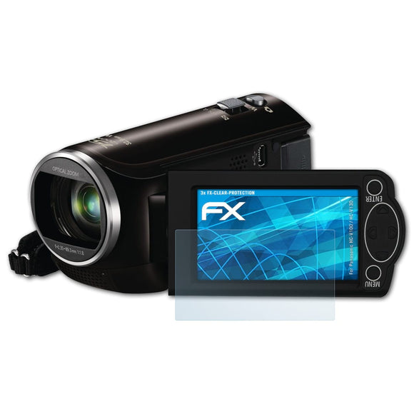 atFoliX FX-Clear Schutzfolie für Panasonic HC-V100 / HC-V130