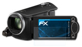 atFoliX Schutzfolie kompatibel mit Panasonic HC-V160, ultraklare FX Folie (3X)