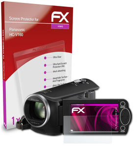 atFoliX FX-Hybrid-Glass Panzerglasfolie für Panasonic HC-V160