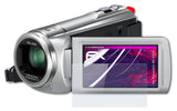 atFoliX Glasfolie kompatibel mit Panasonic HC-V210, 9H Hybrid-Glass FX Panzerfolie
