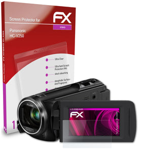 atFoliX FX-Hybrid-Glass Panzerglasfolie für Panasonic HC-V250