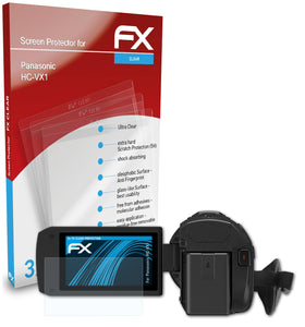 atFoliX FX-Clear Schutzfolie für Panasonic HC-VX1