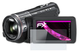 Glasfolie atFoliX kompatibel mit Panasonic HC-X800 / HC-X810, 9H Hybrid-Glass FX