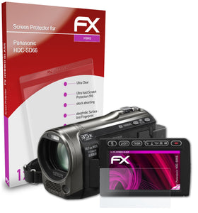 atFoliX FX-Hybrid-Glass Panzerglasfolie für Panasonic HDC-SD66