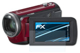 atFoliX Schutzfolie kompatibel mit Panasonic HDC-SD80, ultraklare FX Folie (3X)