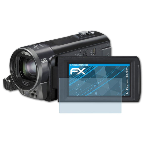 atFoliX FX-Clear Schutzfolie für Panasonic HDC-SD99