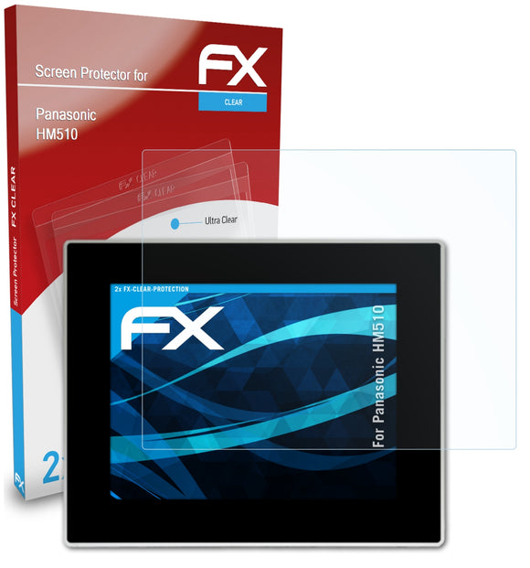 atFoliX FX-Clear Schutzfolie für Panasonic HM510