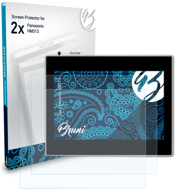 Bruni Basics-Clear Displayschutzfolie für Panasonic HM513