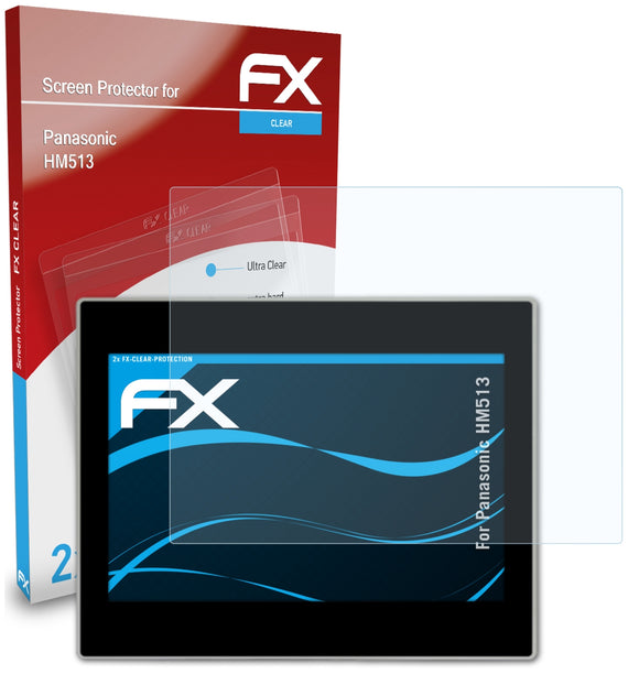 atFoliX FX-Clear Schutzfolie für Panasonic HM513