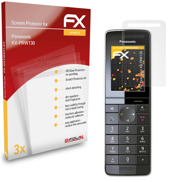 atFoliX FX-Antireflex Displayschutzfolie für Panasonic KX-PRW130