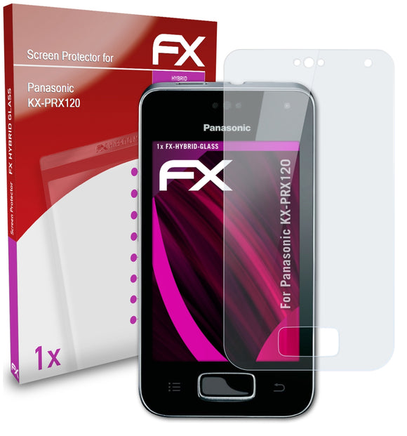 atFoliX FX-Hybrid-Glass Panzerglasfolie für Panasonic KX-PRX120