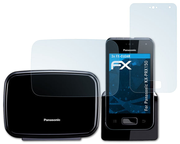 atFoliX FX-Clear Schutzfolie für Panasonic KX-PRX150