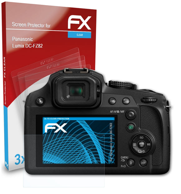 atFoliX FX-Clear Schutzfolie für Panasonic Lumix DC-FZ82
