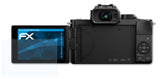 Schutzfolie atFoliX kompatibel mit Panasonic Lumix DC-G110, ultraklare FX (3X)