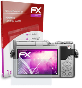 atFoliX FX-Hybrid-Glass Panzerglasfolie für Panasonic Lumix DC-GX800