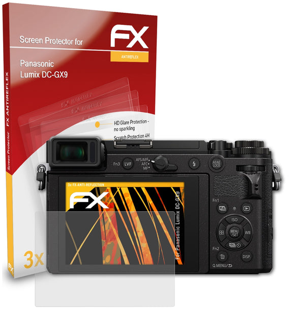 atFoliX FX-Antireflex Displayschutzfolie für Panasonic Lumix DC-GX9