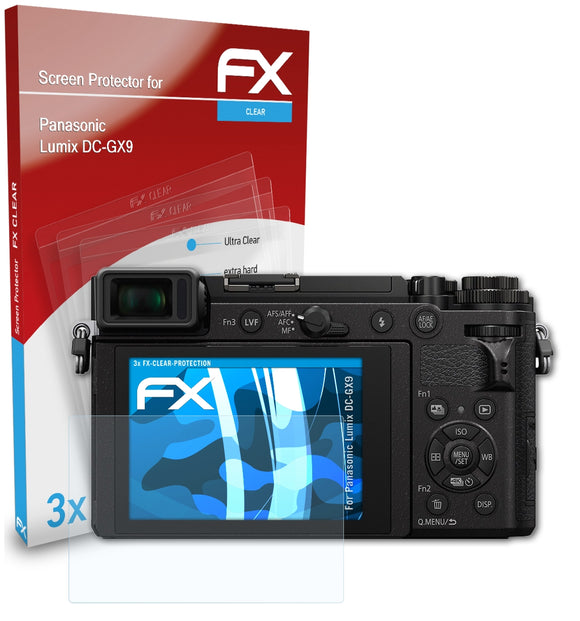 atFoliX FX-Clear Schutzfolie für Panasonic Lumix DC-GX9