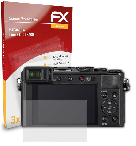 atFoliX FX-Antireflex Displayschutzfolie für Panasonic Lumix DC-LX100 II