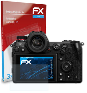 atFoliX FX-Clear Schutzfolie für Panasonic Lumix DC-S1