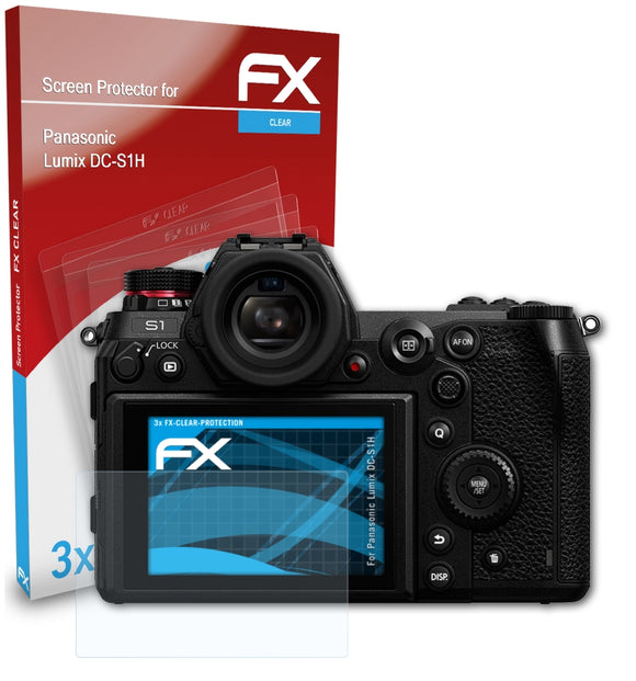 atFoliX FX-Clear Schutzfolie für Panasonic Lumix DC-S1H
