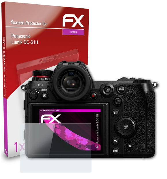 atFoliX FX-Hybrid-Glass Panzerglasfolie für Panasonic Lumix DC-S1H