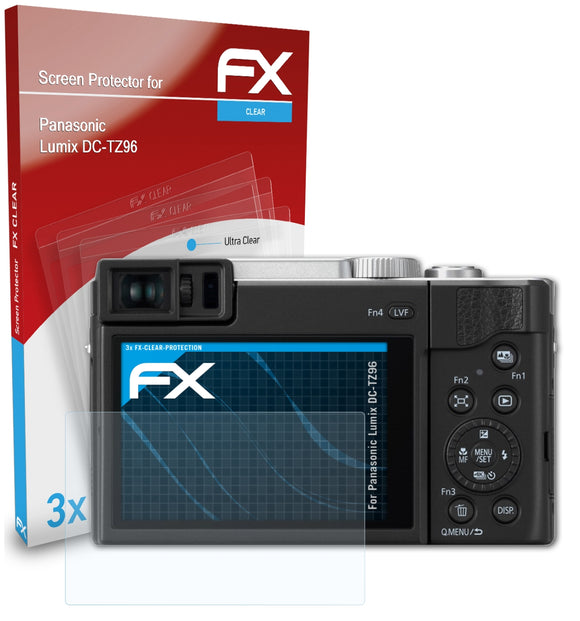 atFoliX FX-Clear Schutzfolie für Panasonic Lumix DC-TZ96