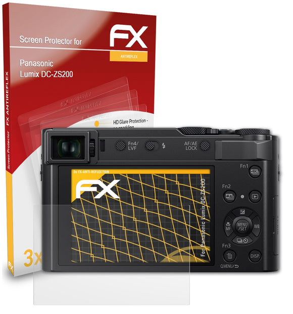 atFoliX FX-Antireflex Displayschutzfolie für Panasonic Lumix DC-ZS200