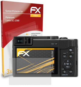 atFoliX FX-Antireflex Displayschutzfolie für Panasonic Lumix DC-ZS80