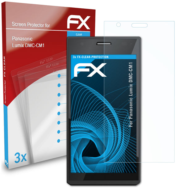 atFoliX FX-Clear Schutzfolie für Panasonic Lumix DMC-CM1
