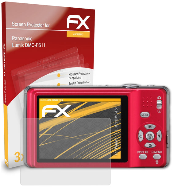 atFoliX FX-Antireflex Displayschutzfolie für Panasonic Lumix DMC-FS11