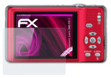 atFoliX Glasfolie kompatibel mit Panasonic Lumix DMC-FS11, 9H Hybrid-Glass FX Panzerfolie
