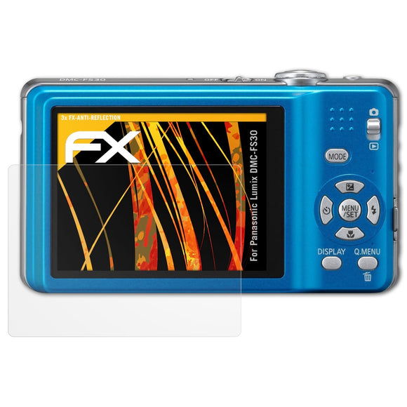 atFoliX FX-Antireflex Displayschutzfolie für Panasonic Lumix DMC-FS30