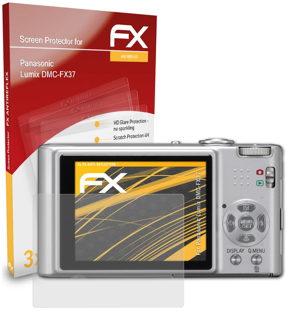 atFoliX FX-Antireflex Displayschutzfolie für Panasonic Lumix DMC-FX37